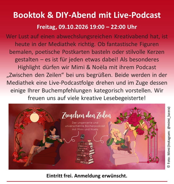 Podcast, Mediathek, 2026, Oktober, DIY, 