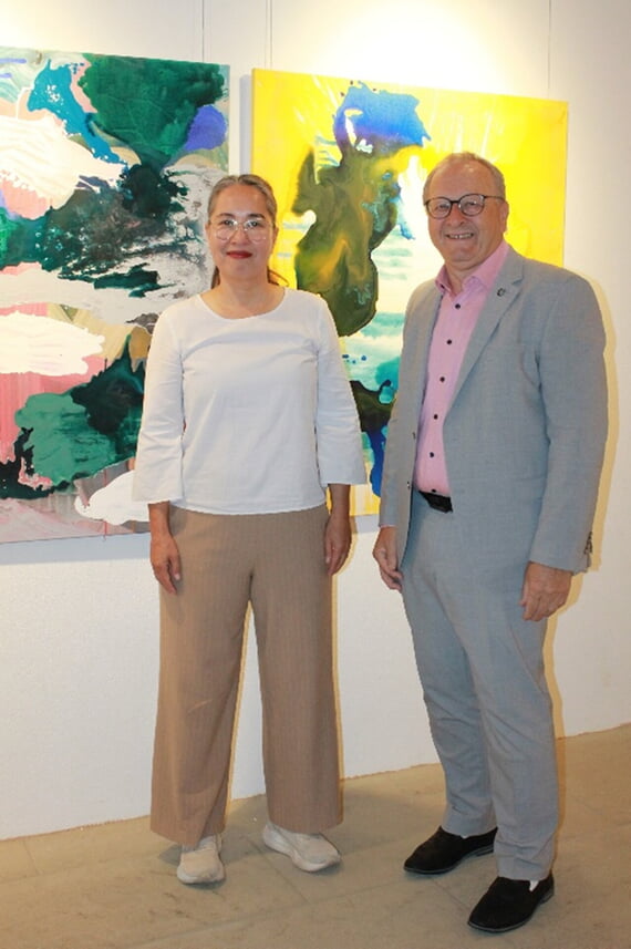 Er&ouml;ffnung,Ausstellung,Aschingerhaus, &bdquo;Fluid Stories&ldquo;, K&uuml;nstlerin Nicole Daudert, September, 2026