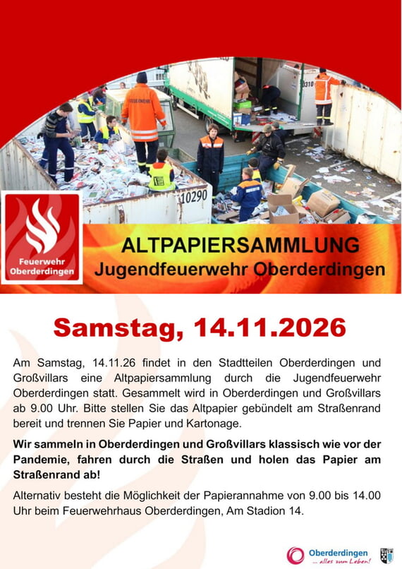 Altpapiersammlung