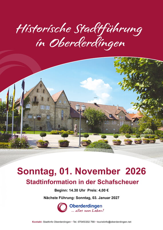Stadtf&uuml;hrung, November, 2026, F&uuml;hrung, Historie, Rundgang